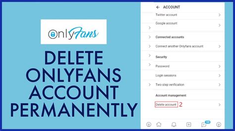 delete only fans account|How To Delete Your OnlyFans Account Permanently